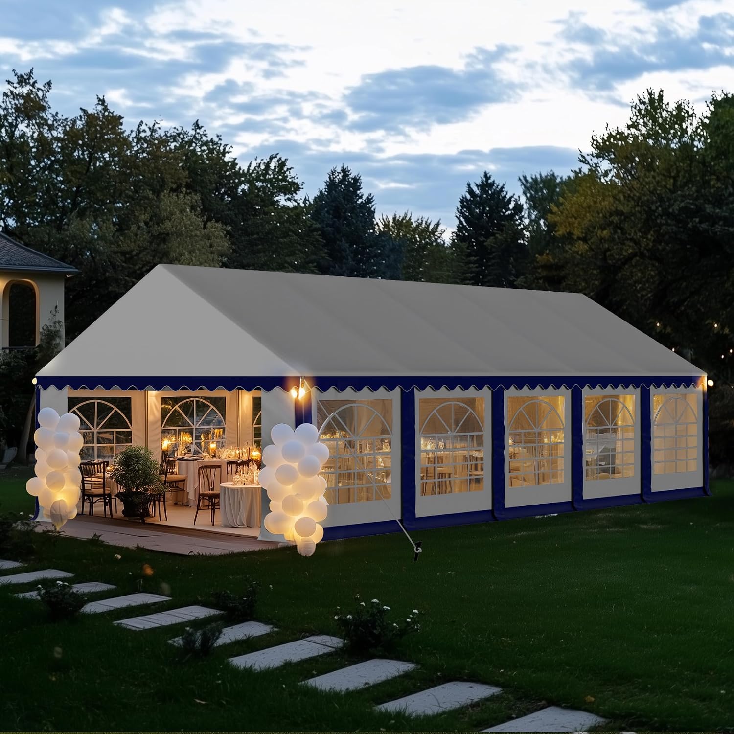 Event & Party Supply - خيمة للحفلات 16×32 قدم، خيمة متينة