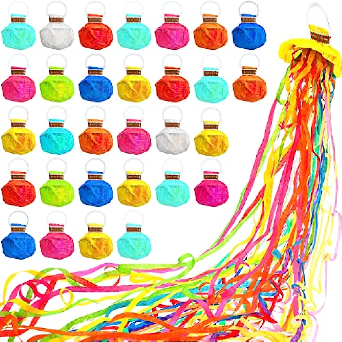 Confetti Cannon Tube - 10 قطعة بوبرس اليد رمي غاسل
