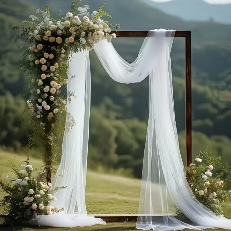 قماش تول شبكي ناعم ومتين جديد، - مراجعة Dessert Table Backdrop وسعره