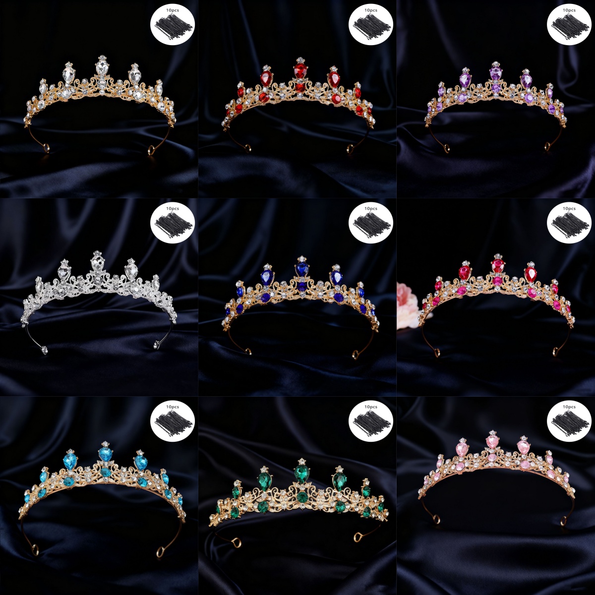 تاج زفاف بتصميم عتيق مرصع بالر - مراجعة Event & Party Supply وسعره