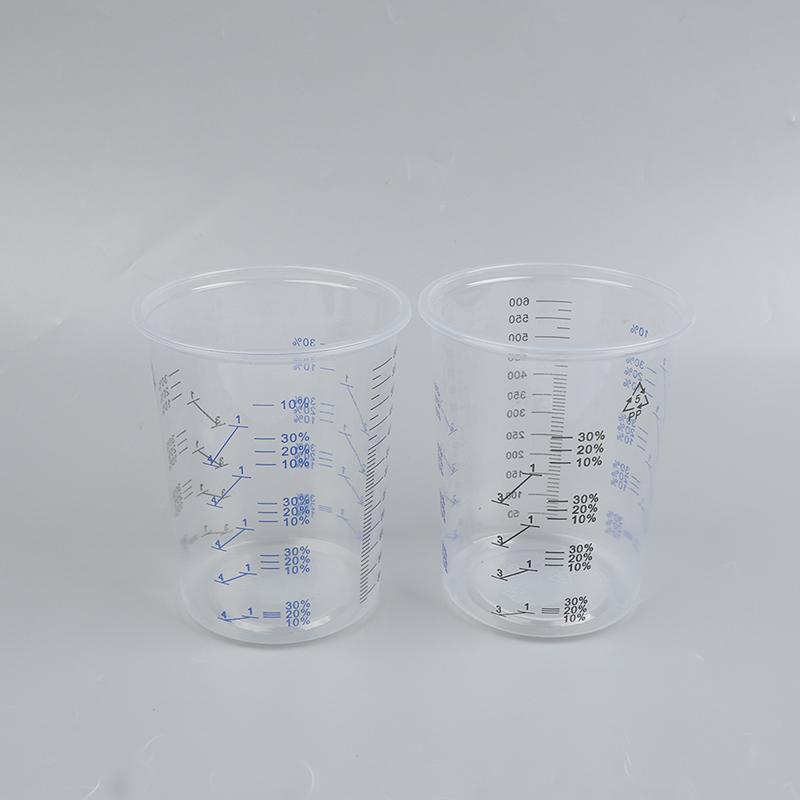 أكواب خلط الطلاء البلاستيكية ا - مراجعة Plastic Cup 50Pcs وسعره
