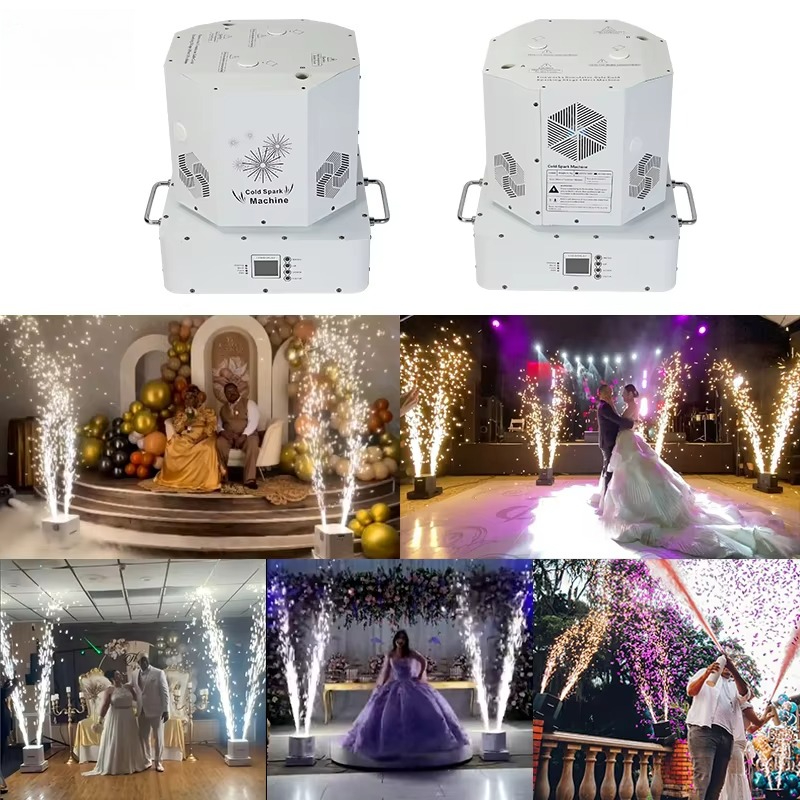 آلة شرارات باردة لاسلكية بتقني - مراجعة Event Party Dj وسعره