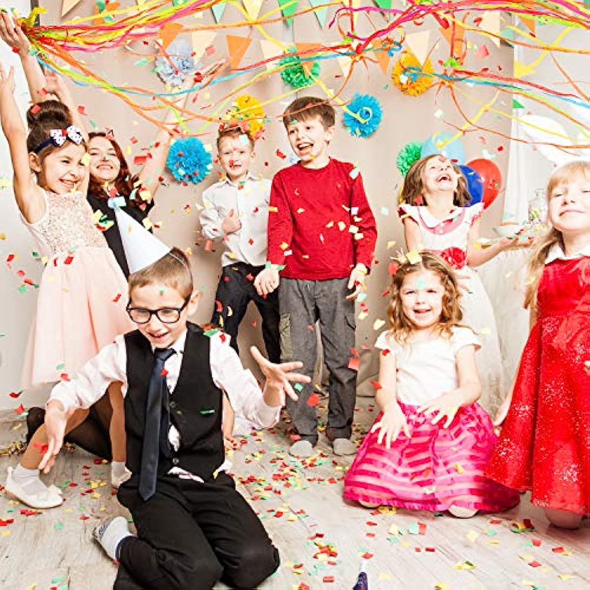 10 قطعة بوبرس اليد رمي غاسل ال - مراجعة Confetti Cannon Tube وسعره