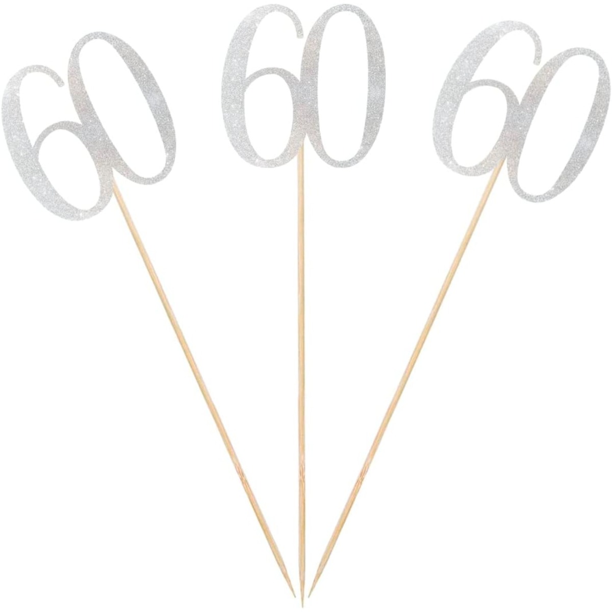 مجموعة من 12 عودًا فضية لامعة  - مراجعة Centerpiece Stick وسعره