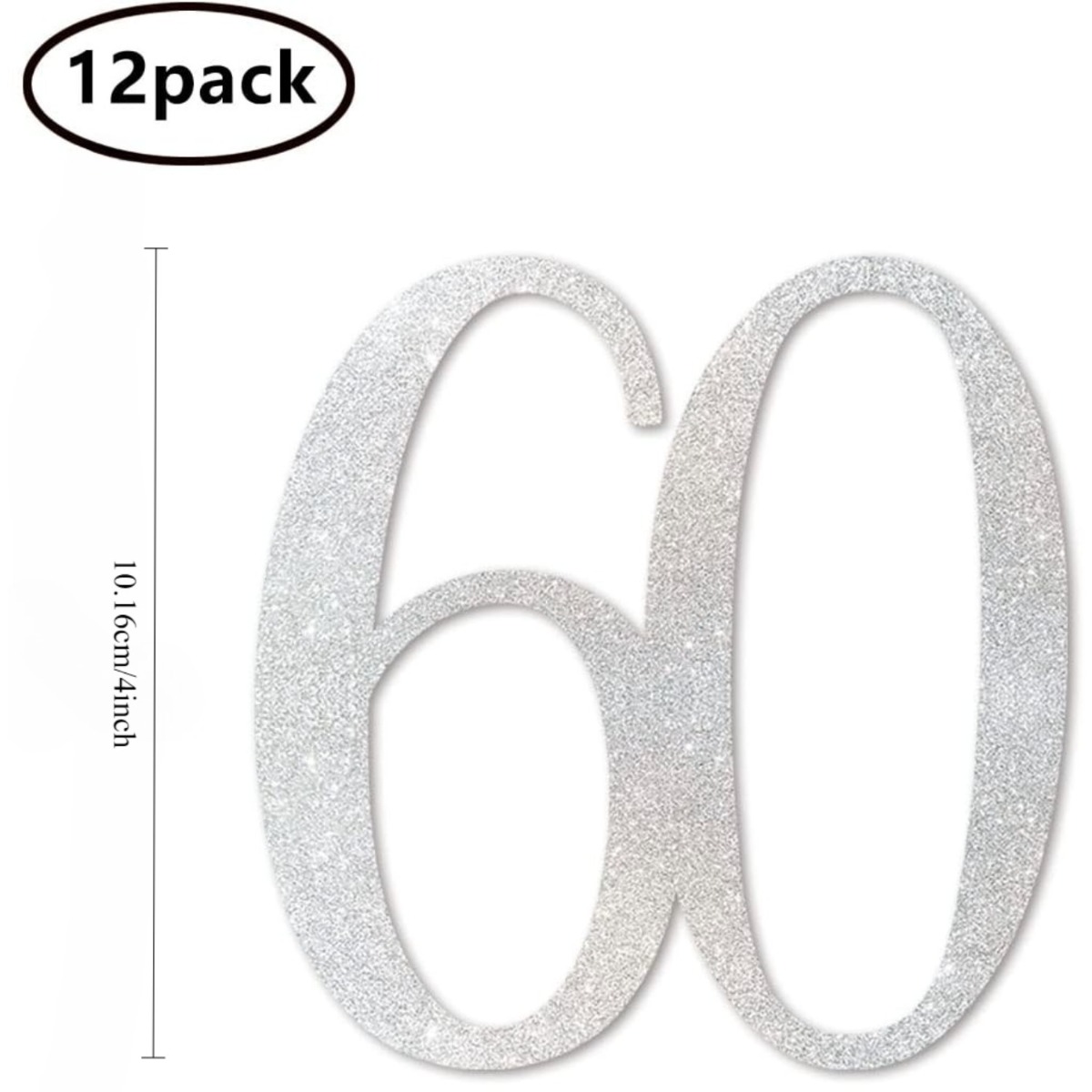 مجموعة من 12 عودًا فضية لامعة  - مراجعة Centerpiece Stick وسعره