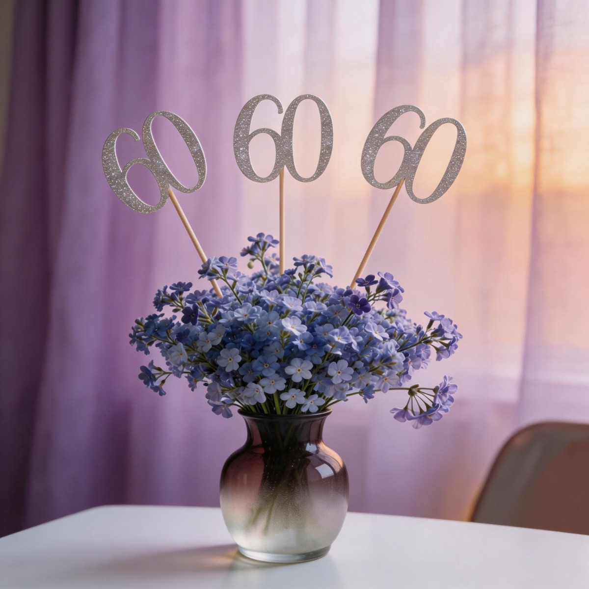 مجموعة من 12 عودًا فضية لامعة  - مراجعة Centerpiece Stick وسعره