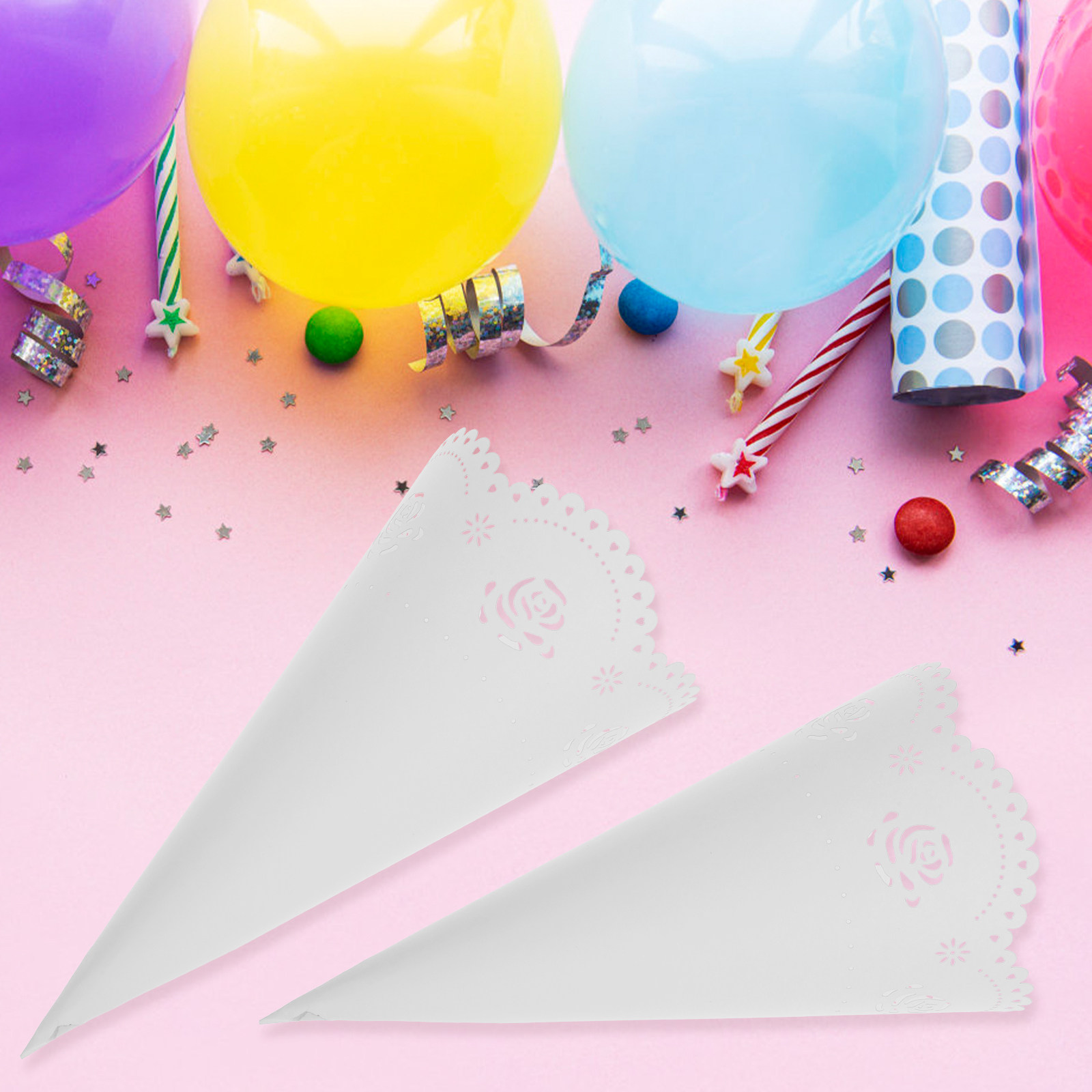 20 قطعة من حاملات الكونفيتي ال - مراجعة Papercraft Supply Confetti وسعره