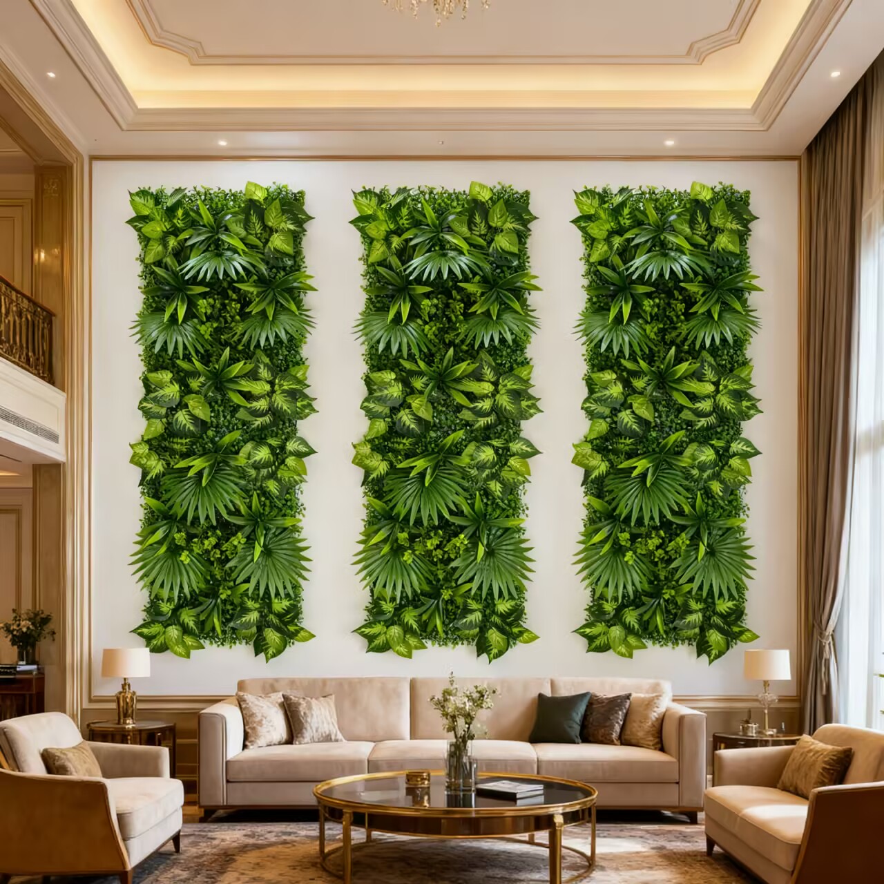 لوحة عشب صناعي خضراء مقاس 40*1 - مراجعة Flower Wall Panel وسعره