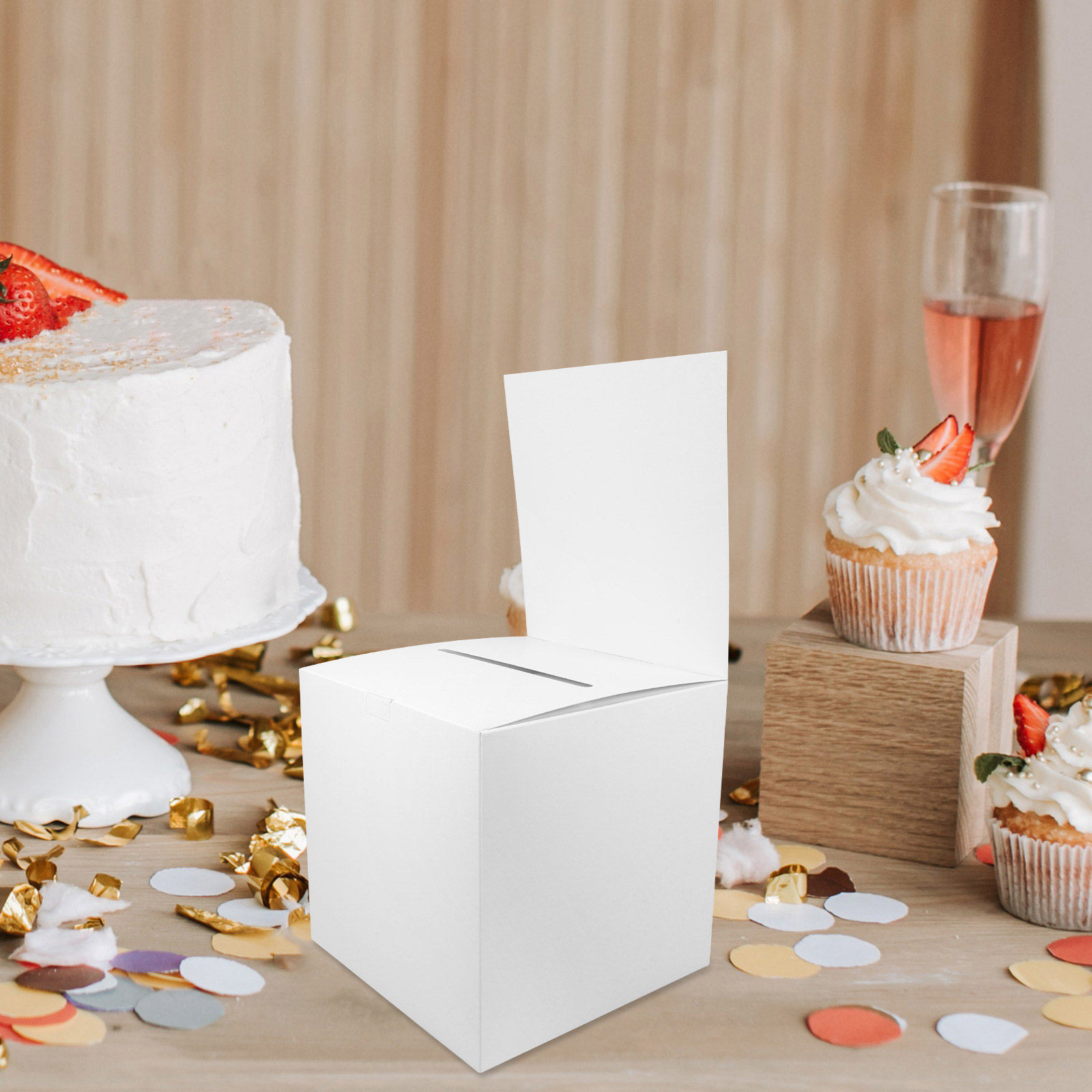 4 قطع من علب الورق لتخزين أورا - مراجعة Event Party Box وسعره