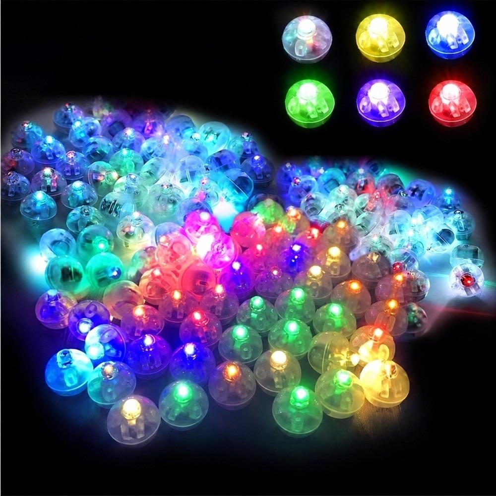 50 قطعة، مصابيح بالونات صغيرة  - مراجعة Led Balloon Light وسعره