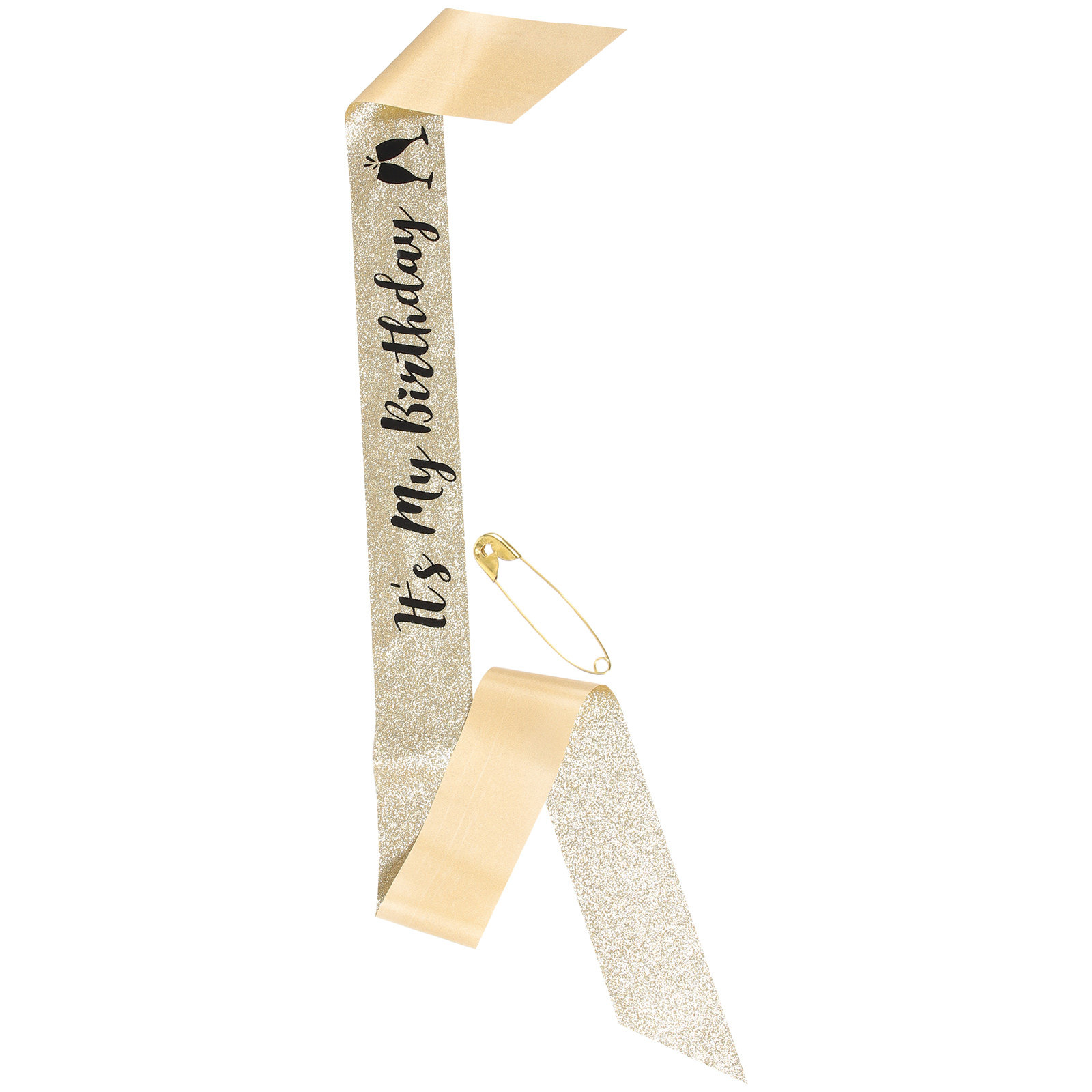 قطعة واحدة من شريط الزينة لحفل - مراجعة Birthday Sash Glitter وسعره