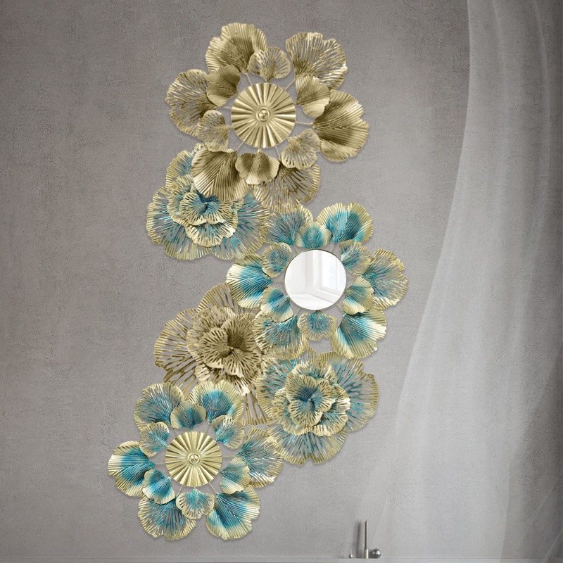 مرآة جدارية فاخرة بتصميم نوردي - مراجعة Flower Wall Panel وسعره