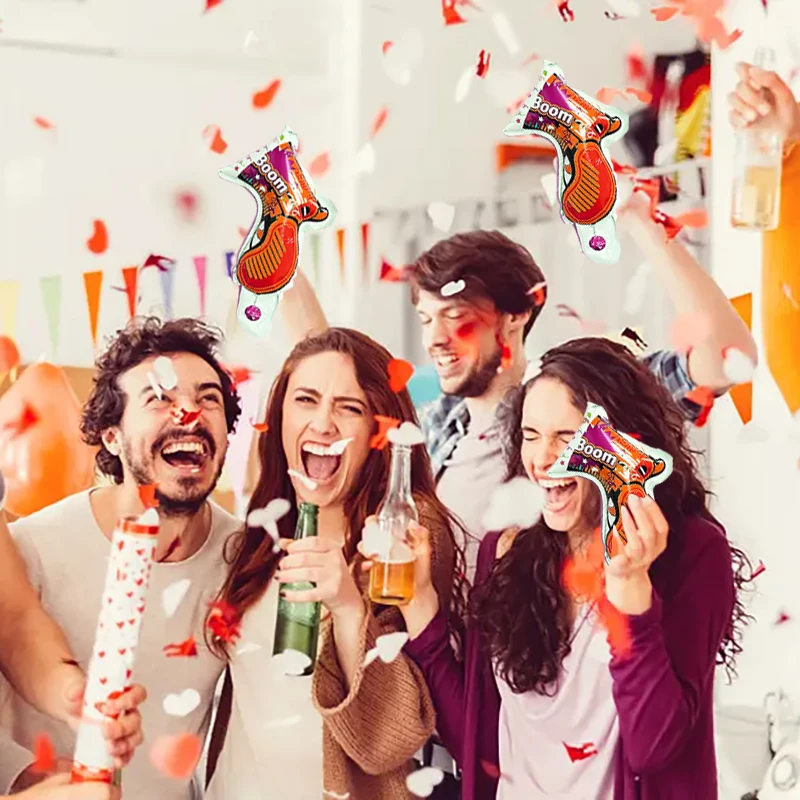 10 قطع من بالونات حفلات أعياد  - مراجعة Confetti Cannon Tube وسعره
