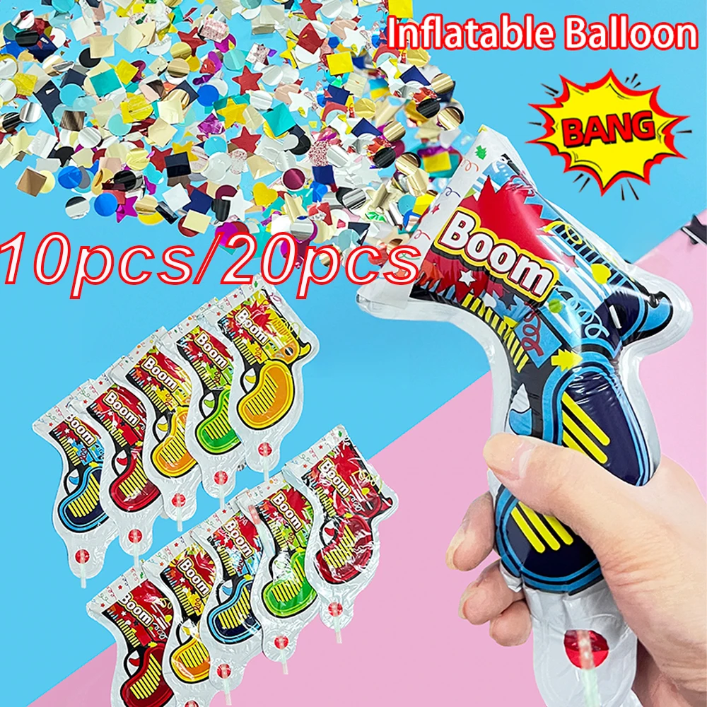 10 قطع/20 قطعة من بالونات حفلا - مراجعة Confetti Cannon Tube وسعره