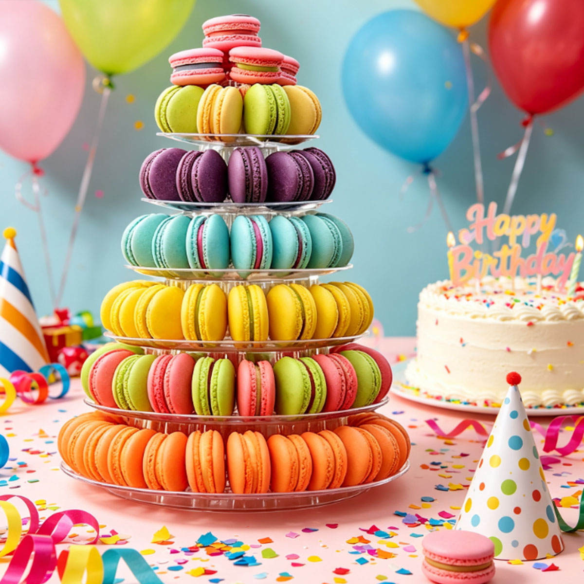 حامل كيك بلاستيكي شفاف دائري ب - مراجعة Cupcake Stand Tier وسعره