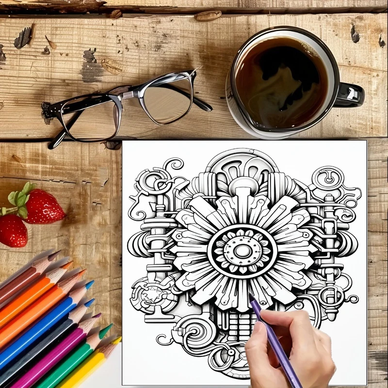 كتاب تلوين بتصميم زهور ستيمبان - مراجعة Event Supplies وسعره