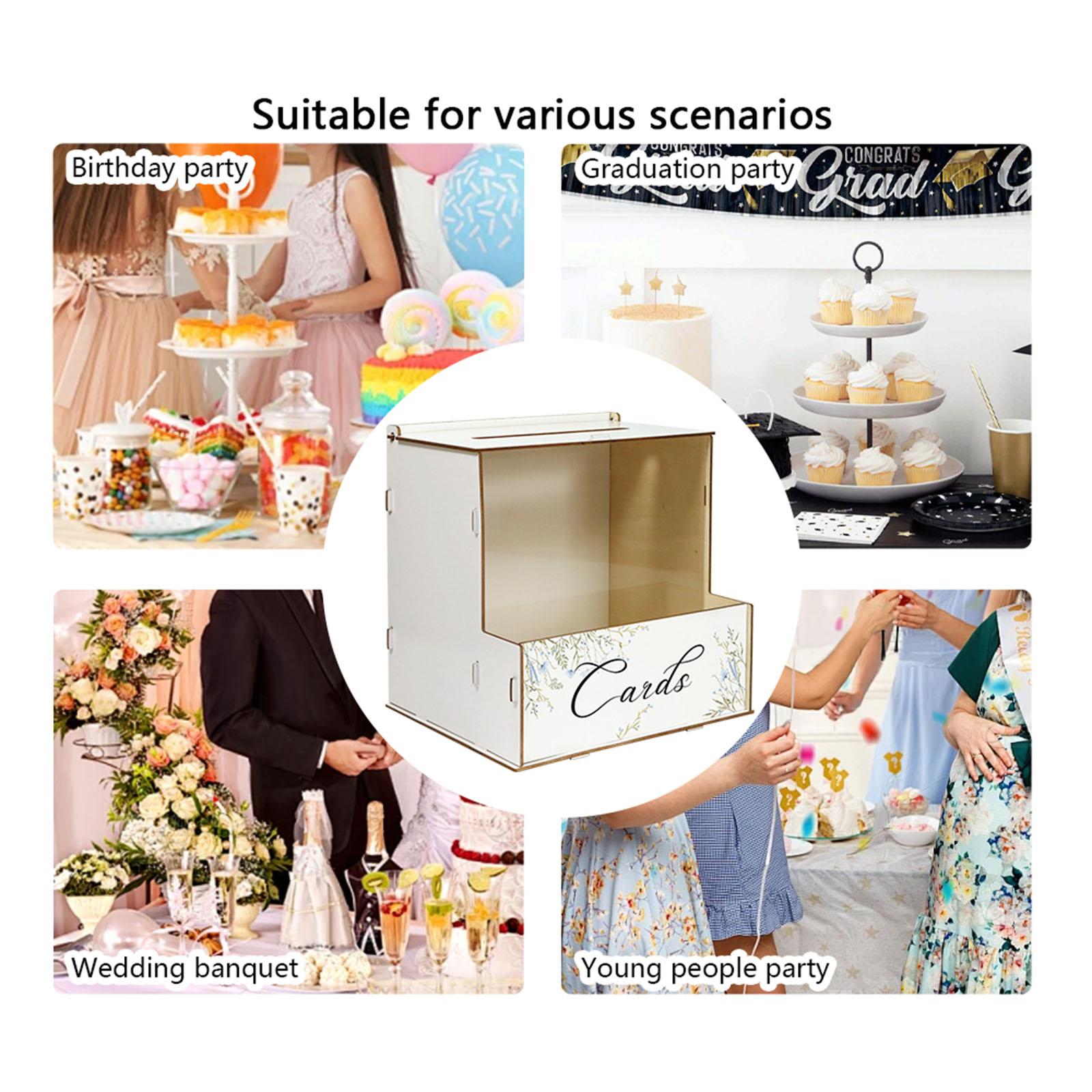 صندوق بطاقات زفاف ريفي مخصص مع - مراجعة Event Party Box وسعره