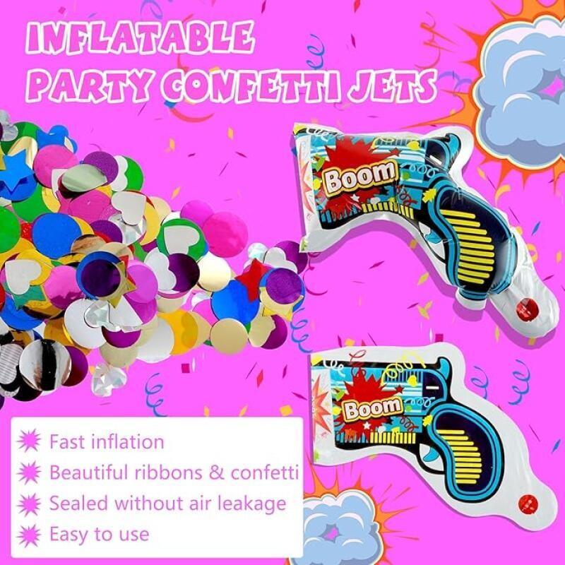 10 قطع من مسدسات الكونفيتي الق - مراجعة Confetti Cannon Tube وسعره