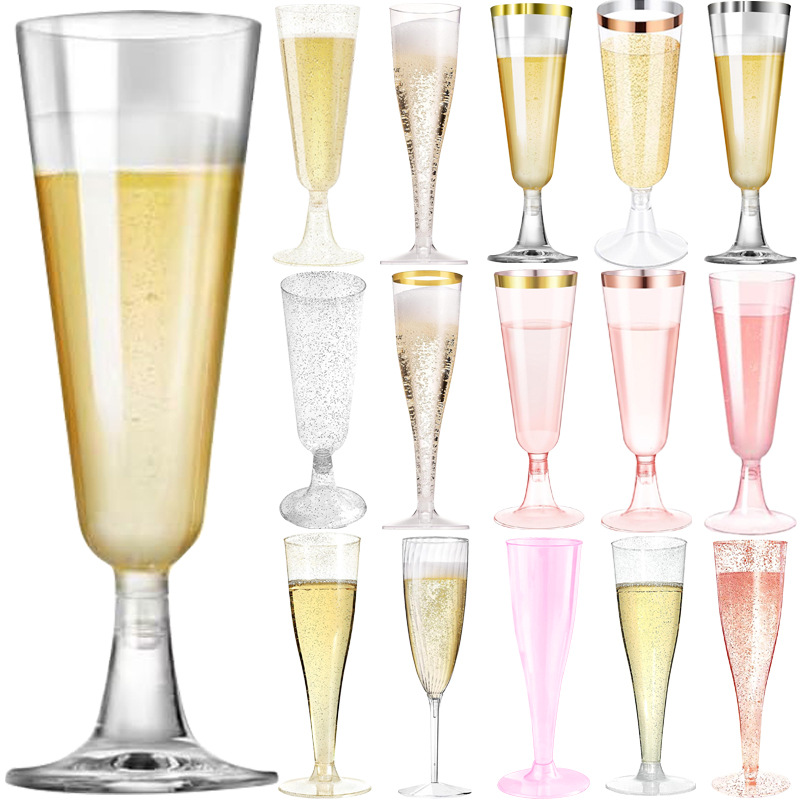 50 قطعة نظارات الشمبانيا البلا - مراجعة Plastic Cup 50Pcs وسعره